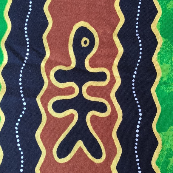 Stunning Vintage 💚🤎2PC Set Wrap skirt Pareo Coverup & Top - Picture 4 of 16